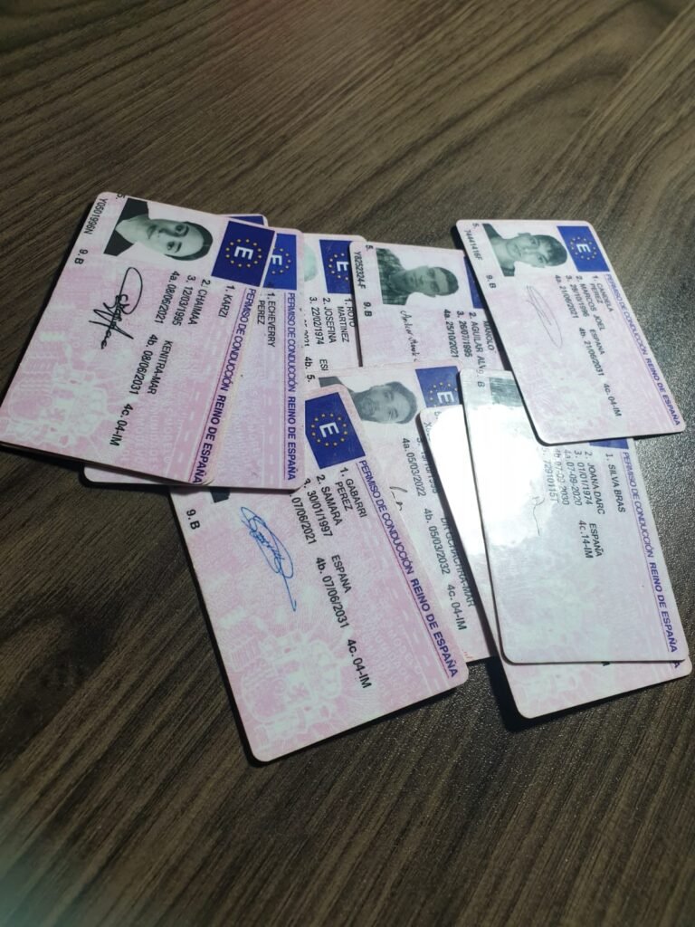 Comprar licencia de conducir española original/registrada en línea